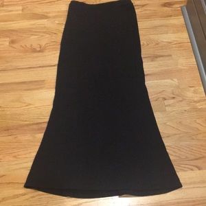 COPY - Ann Taylor excess black maxi skirt